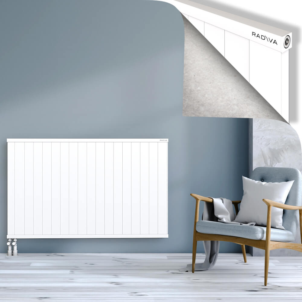 Rio Dekoratif Alüminyum Radyatör 900x1804 Beyaz - 4