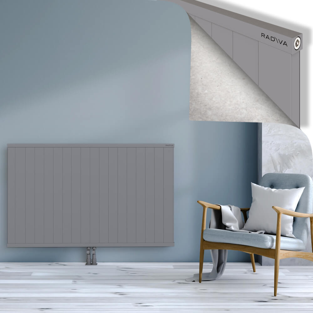 Rio Dekoratif Alüminyum Radyatör 900x1804 Gri - 2
