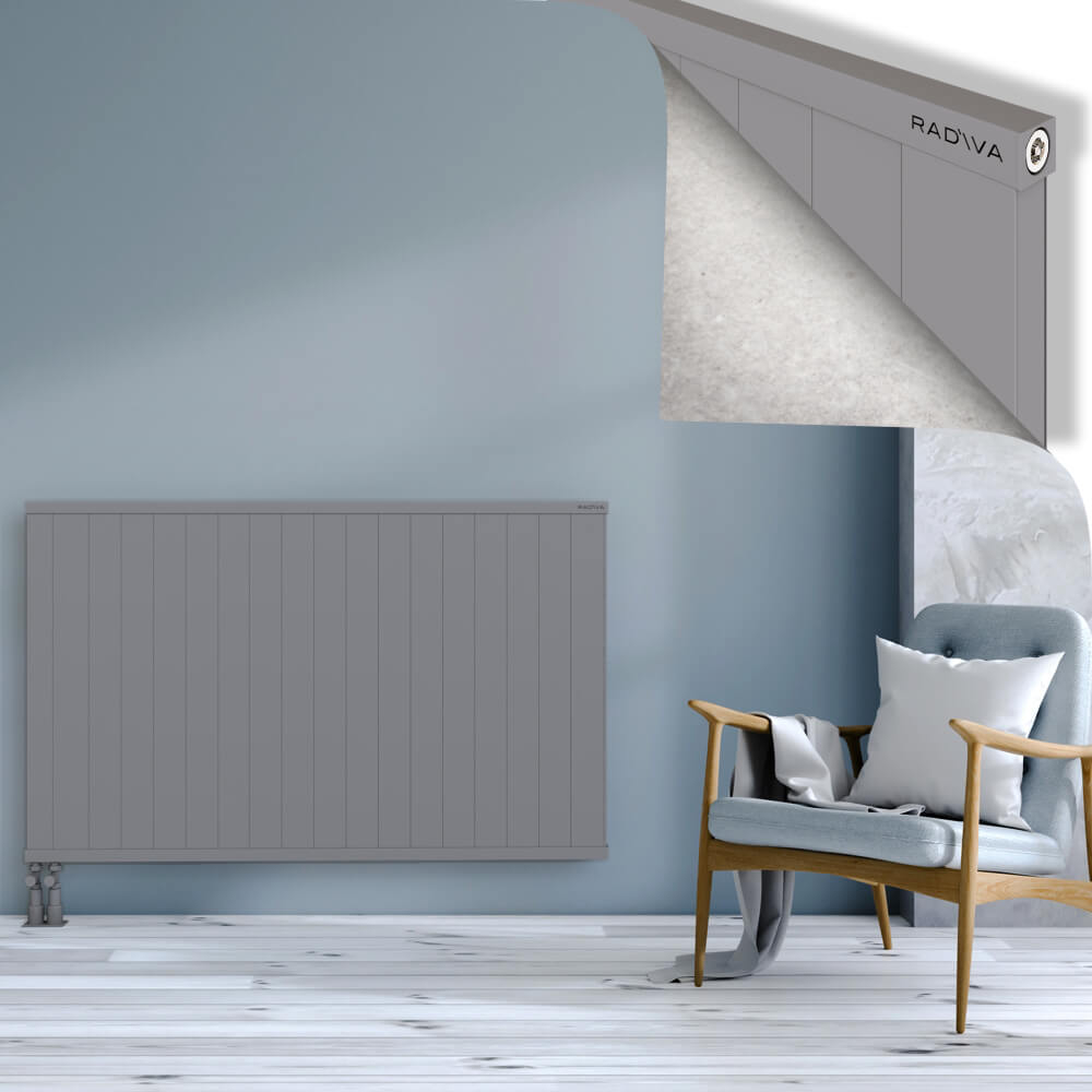 Rio Dekoratif Alüminyum Radyatör 900x1804 Gri - 4