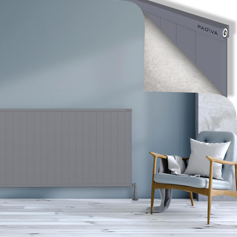 Rio Dekoratif Alüminyum Radyatör 900x2104 Gri 