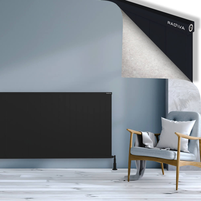 Rio Dekoratif Alüminyum Radyatör 900x2204 Siyah 