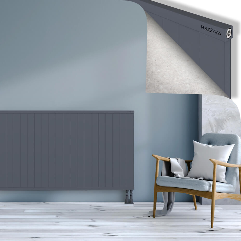 Rio Dekoratif Alüminyum Radyatör 900x2304 Antrasit - 3