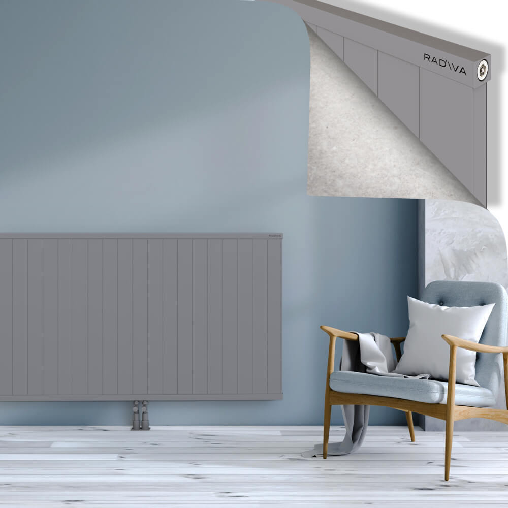 Rio Dekoratif Alüminyum Radyatör 900x2704 Gri - 2
