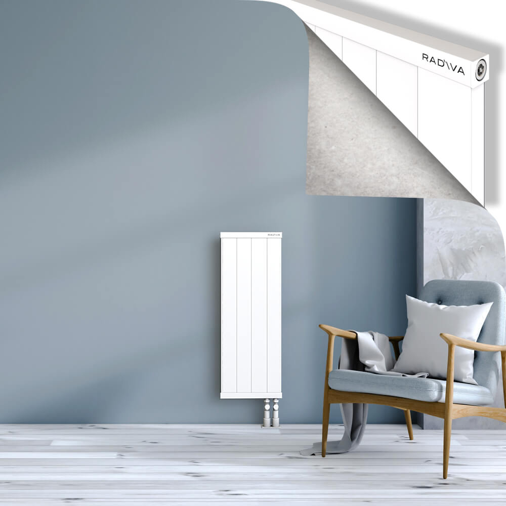 Rio Dekoratif Alüminyum Radyatör 900x404 Beyaz - 3
