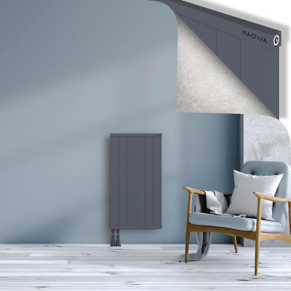 Rio Dekoratif Alüminyum Radyatör 900x604 Antrasit - 4