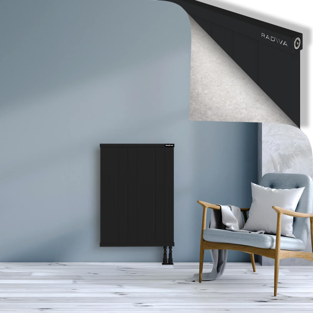 Rio Dekoratif Alüminyum Radyatör 900x804 Siyah - 3