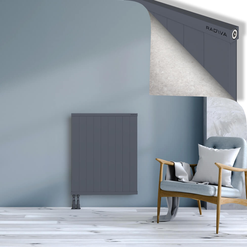 Rio Dekoratif Alüminyum Radyatör 900x904 Antrasit - 4