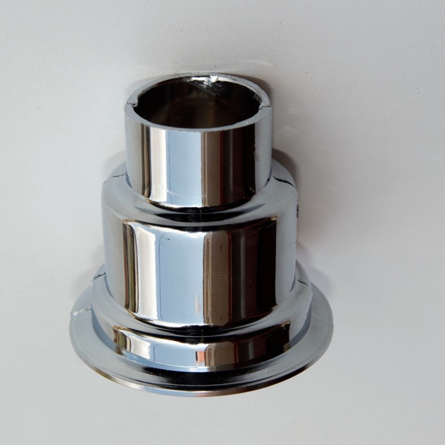 Sèche Serviettes Tube Hiding Sleeve Plug-In Plastic Chrome - 4
