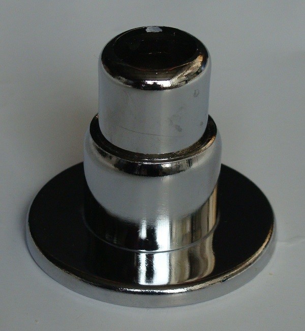 Sèche Serviettes Tube Hiding Sleeve Stringed Plastic Chrome - 1