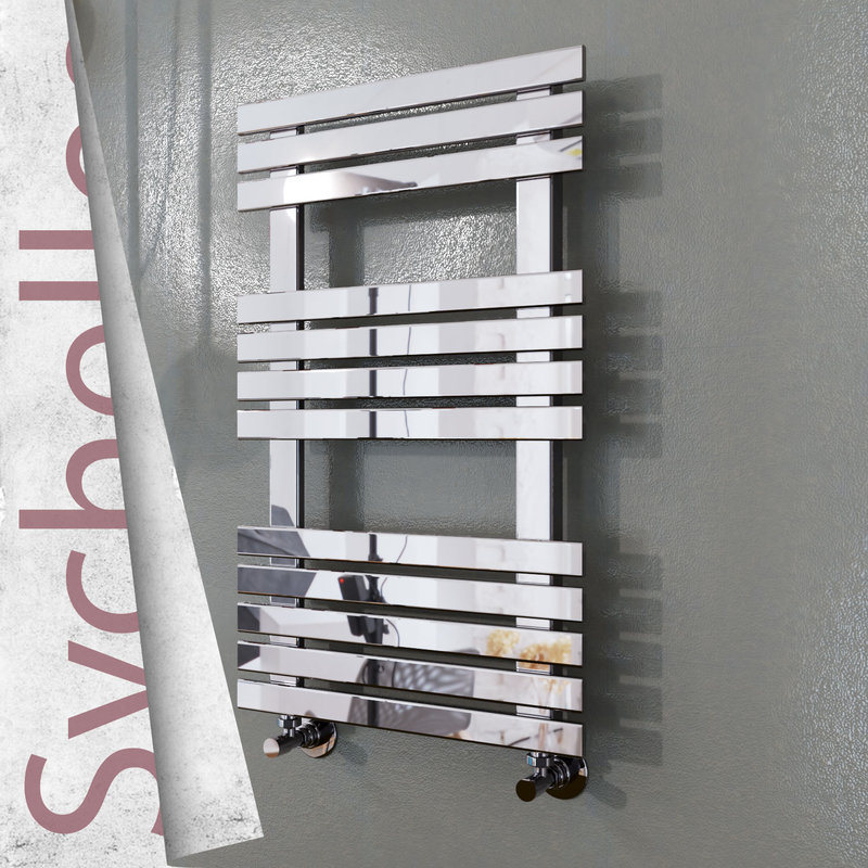 Seychelles Sèche-serviettes Décoratif 500x790 (Inox) Poli Miroir