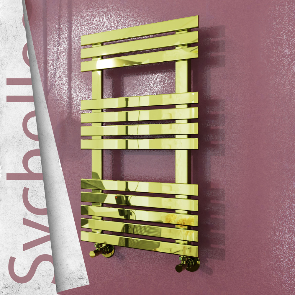 Seychelles Sèche-serviettes Décoratif 500x790 (Inox) Doré - 1