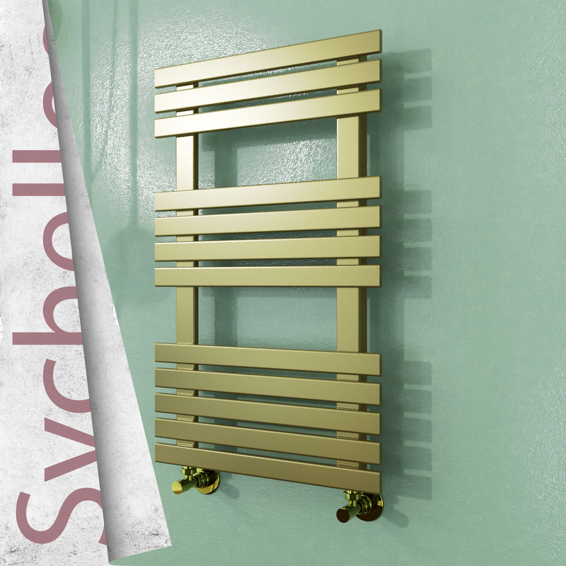Seychelles Sèche-serviettes en Inox 500x790 Doré Satiné