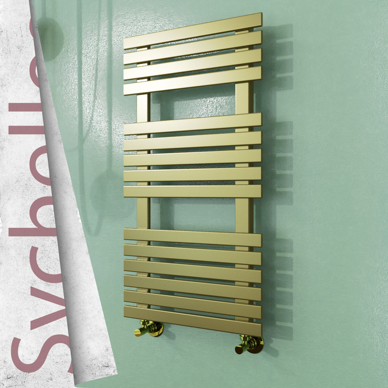 Seychelles Stainless Steel Towel Rail 500x940 Satin Gold 
