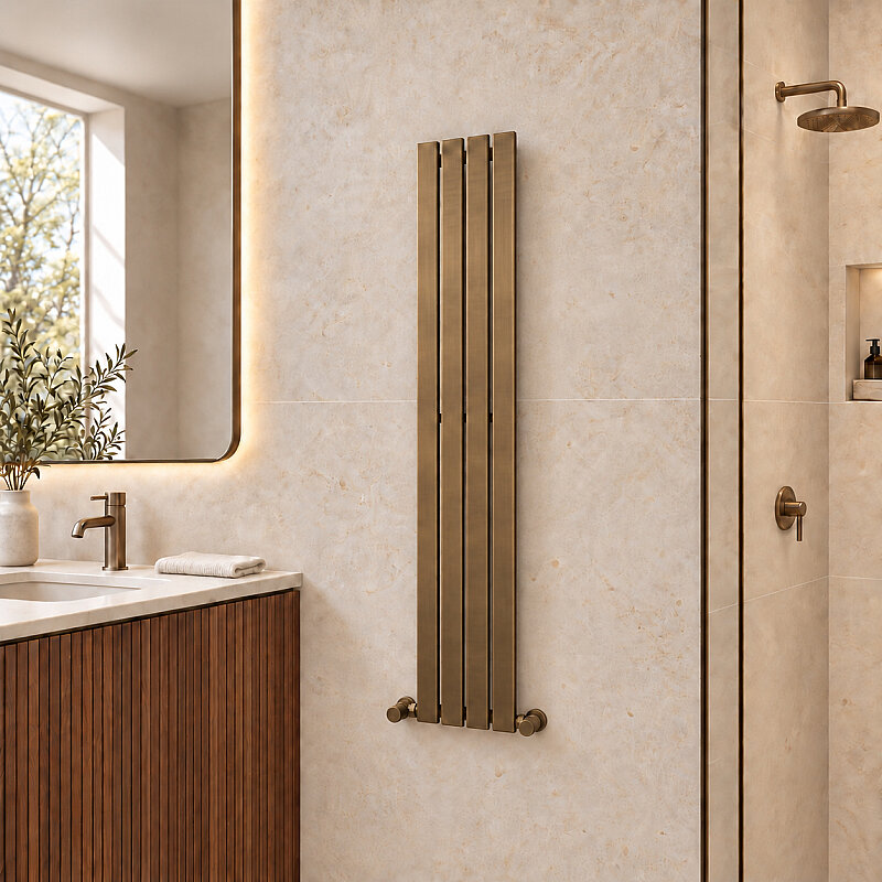Silba Decorative Towel Rail 270x1500 Antique