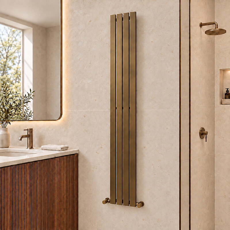 Silba Decorative Towel Rail 270x1800 Antique