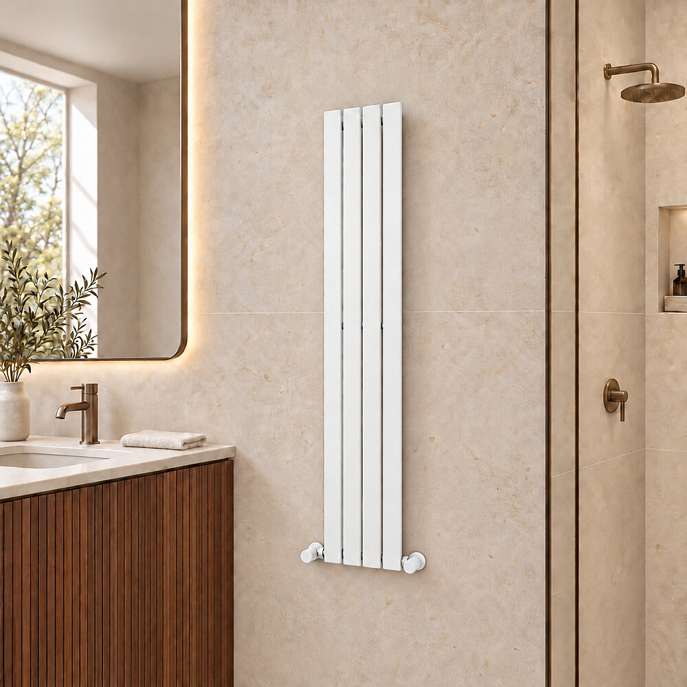 Silba Decorative Towel Rail 270x1500 White - 1