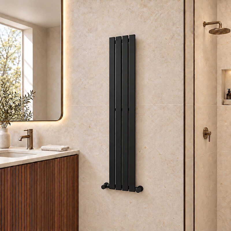 Silba Sèche-serviettes Décoratif 270x1500 Noir