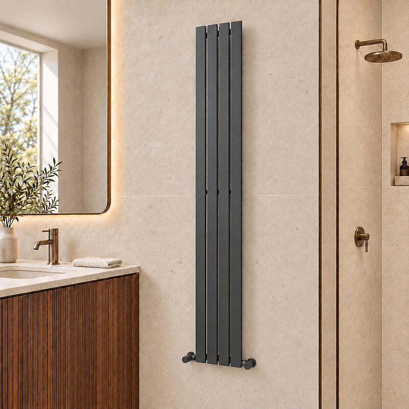 Silba Sèche-serviettes Décoratif 270x1800 Anthracite