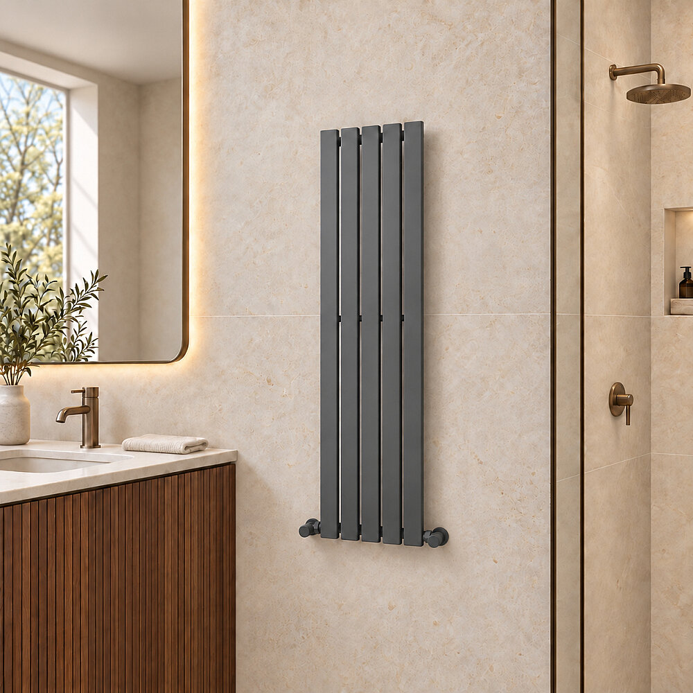 Silba Sèche-serviettes Décoratif 340x1500 Anthracite - 1