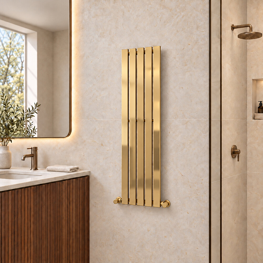 Silba Sèche-serviettes Décoratif 340x1500 Doré - 1