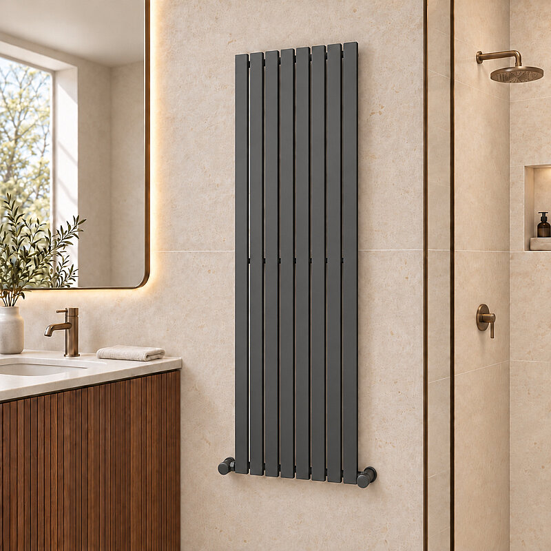 Silba Sèche-serviettes Décoratif 480x1800 Anthracite