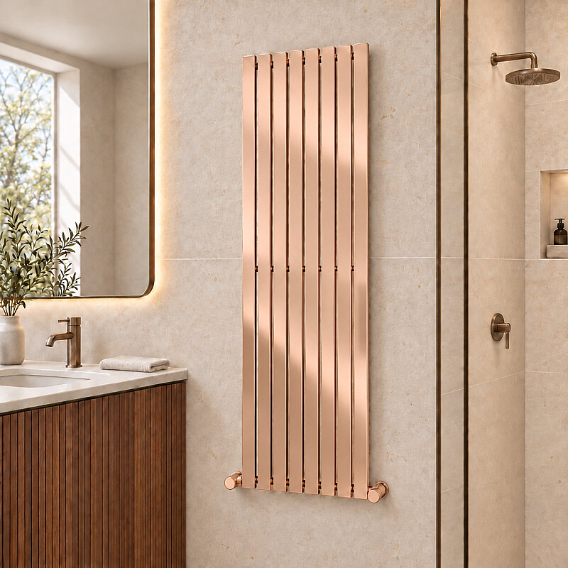 Silba Sèche-serviettes Décoratif 480x1800 Or Rose