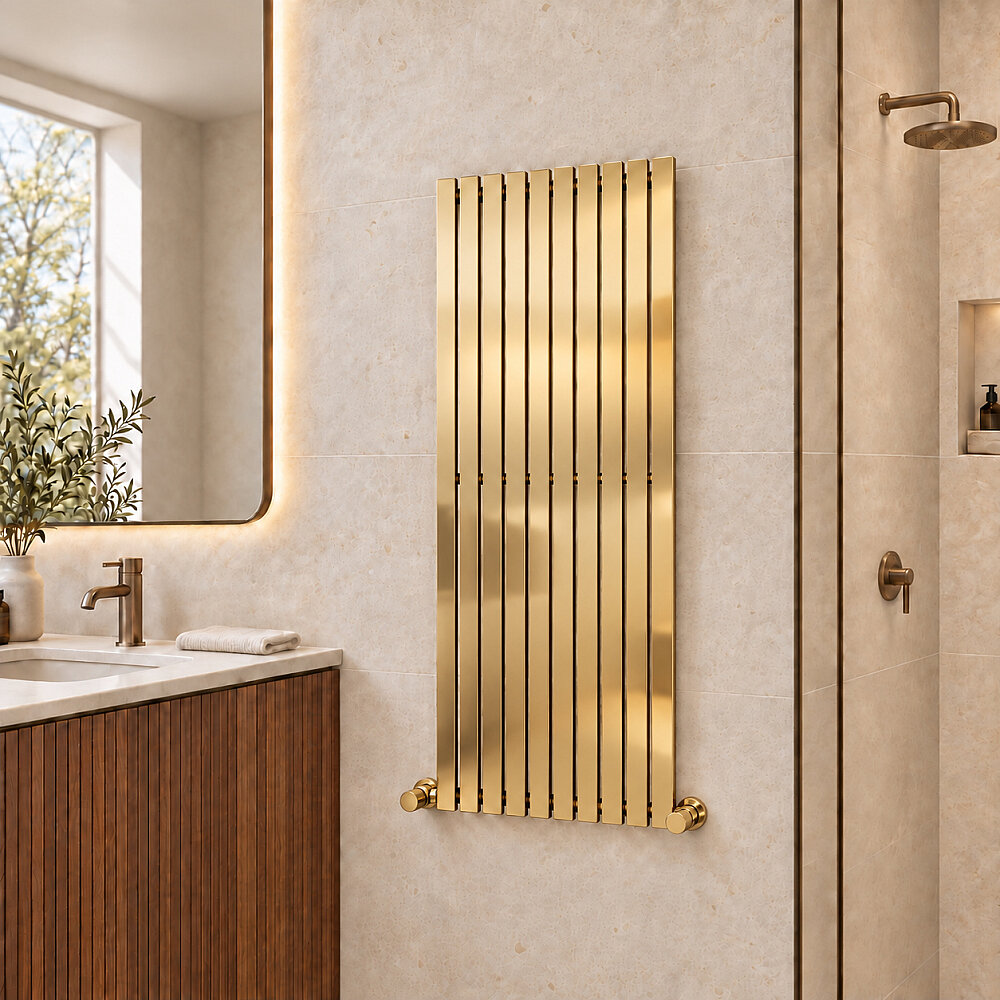 Silba Sèche-serviettes Décoratif 550x1500 Doré - 1