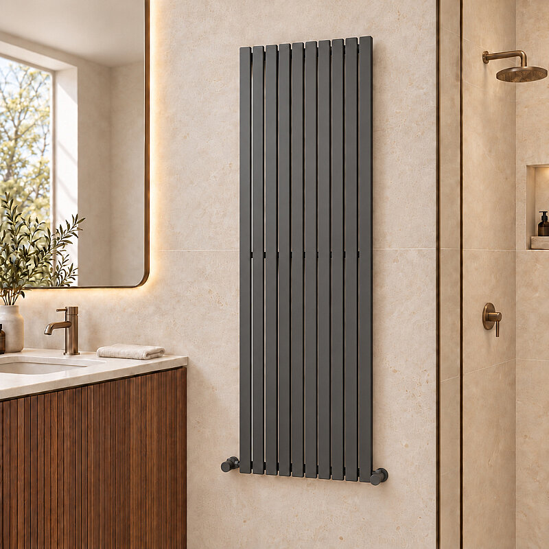 Silba Sèche-serviettes Décoratif 550x1800 Anthracite