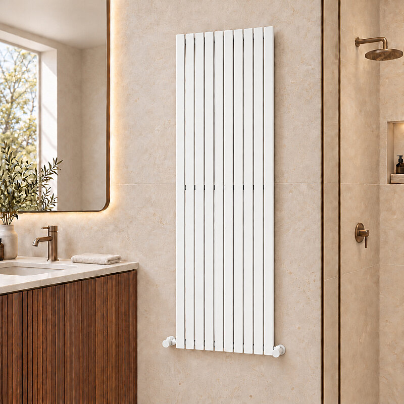Silba Sèche-serviettes Décoratif 550x1800 Blanc