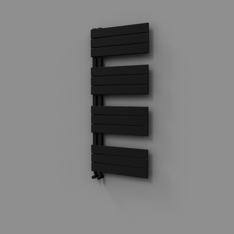 Sirius Decorative Towel Rail 500x1150 Black