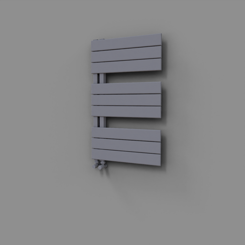 Sirius Decorative Towel Rail 500x800 Grey