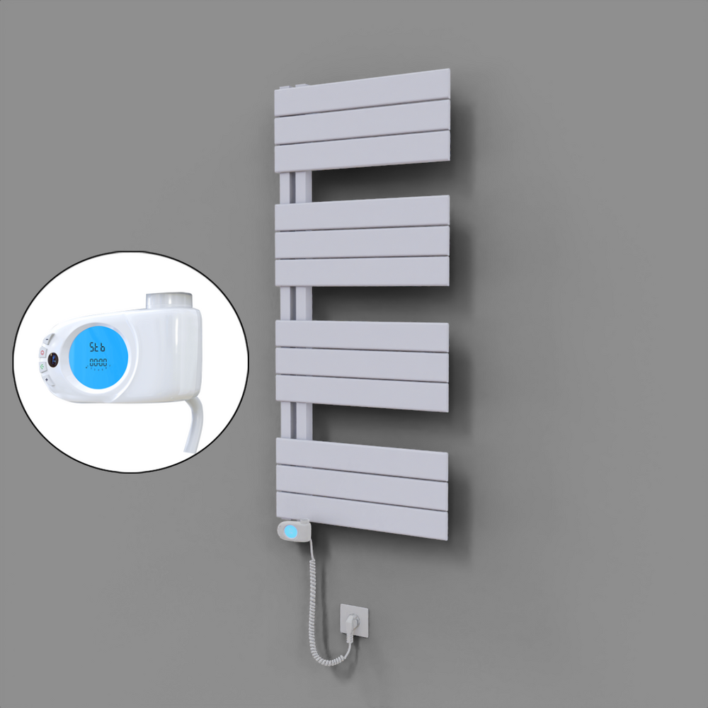 Sirius Dekoratif Elektrikli Havlupan 500x1150 Beyaz (Musa Termostat) 600W - 1