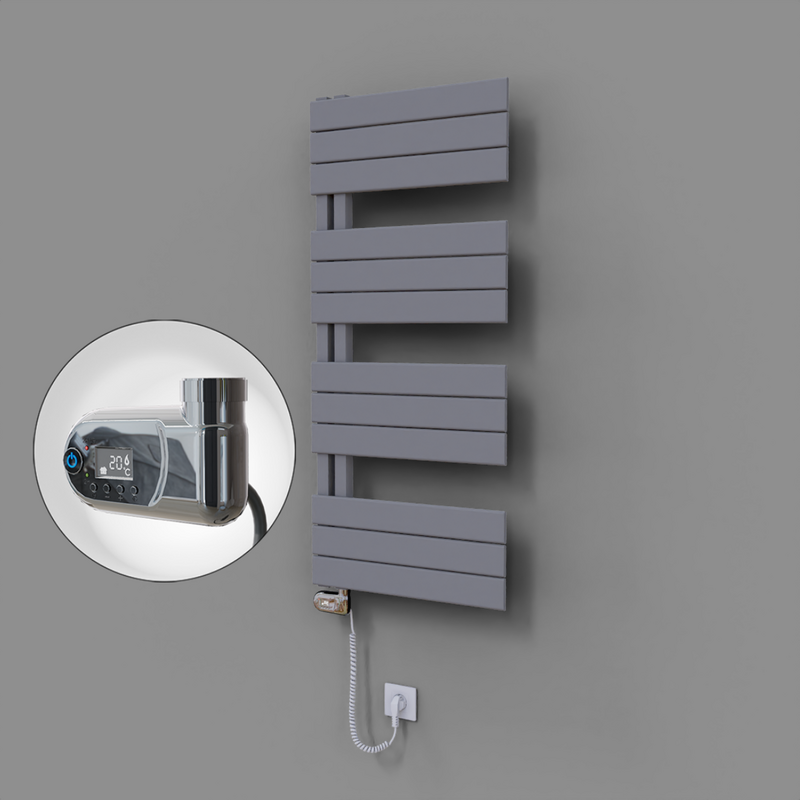 Sirius Dekoratif Elektrikli Havlupan 500x1150 Gri (Thesis Termostat) 600W 