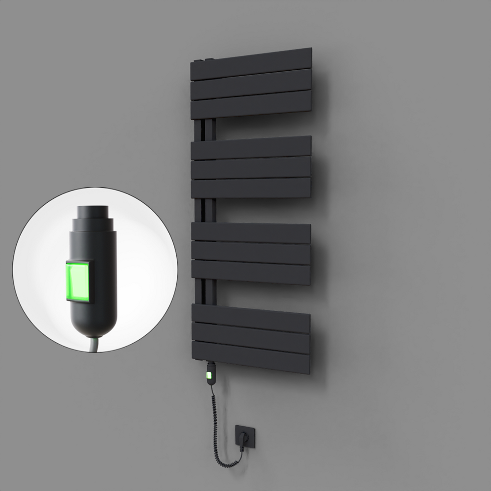 Sirius Dekoratif Elektrikli Havlupan 500x1150 Koyu Antrasit (On/Off Düğmeli) 600W - 1