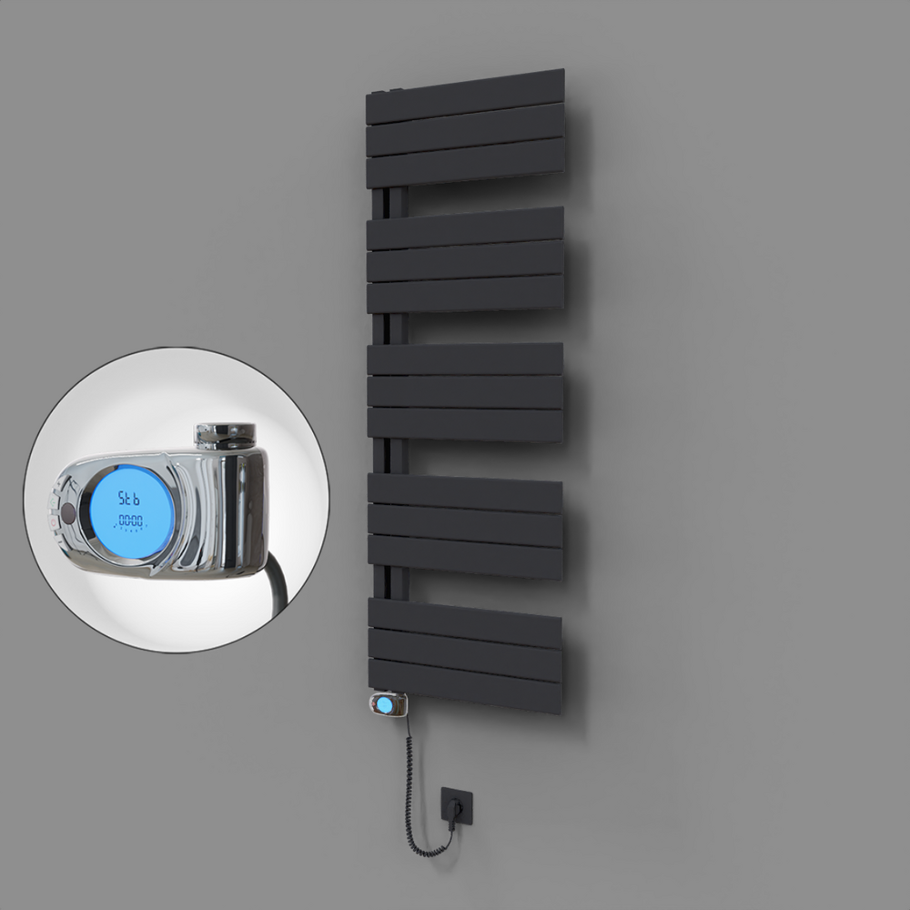 Sirius Dekoratif Elektrikli Havlupan 500x1400 Koyu Antrasit (Musa Termostat) 600W - 1