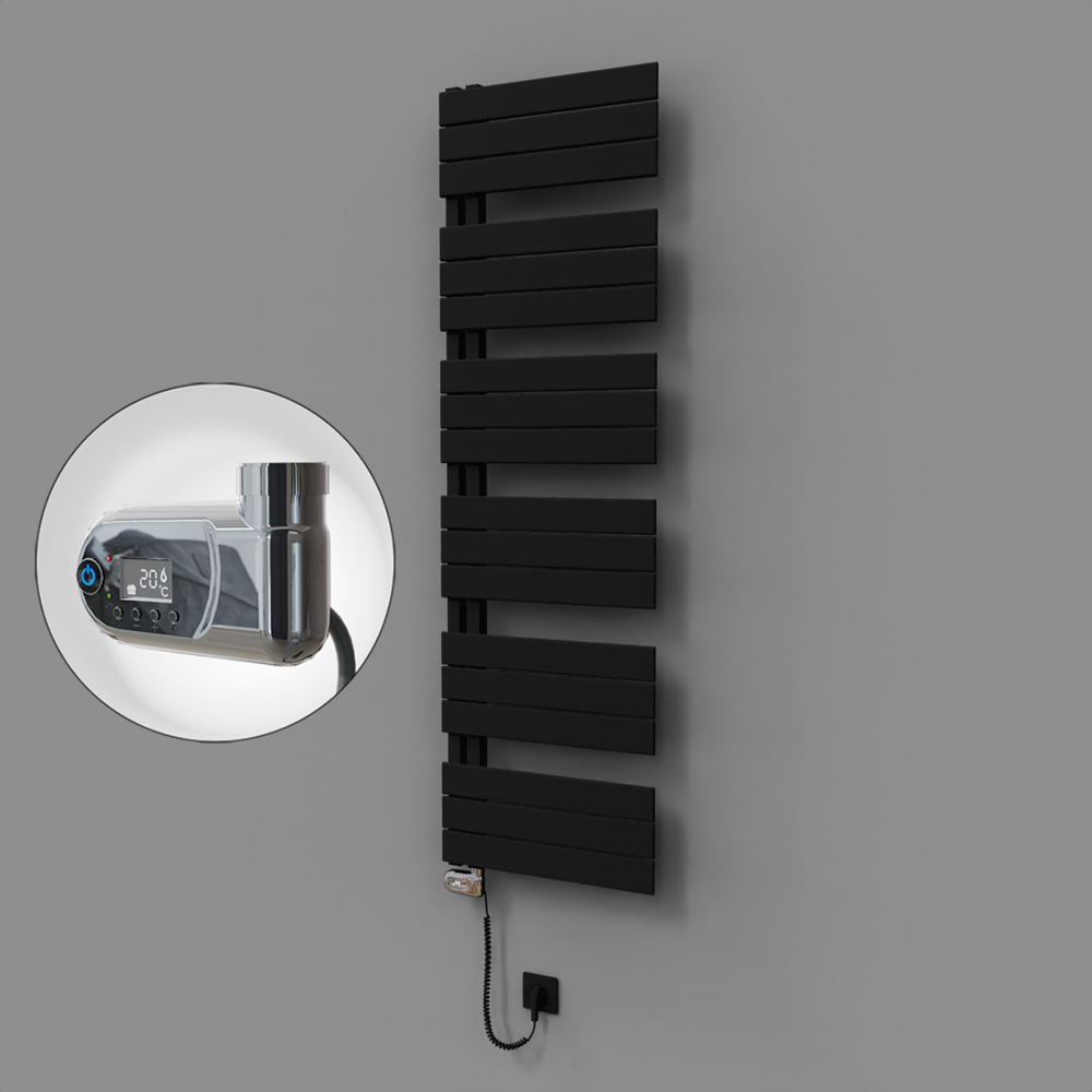 Sirius Dekoratif Elektrikli Havlupan 500x1640 Siyah (Thesis Termostat) 900W - 1