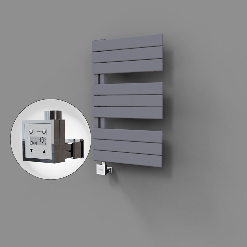 Sirius Dekoratif Elektrikli Havlupan 500x800 Gri (KTX3 Termostat) 300W - 1