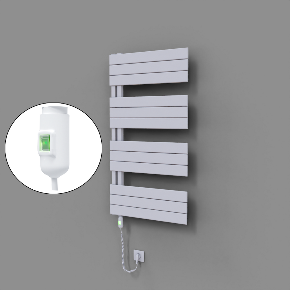 Sirius Dekoratif Elektrikli Havlupan 600x1150 Beyaz (On/Off Düğmeli) 600W - 1