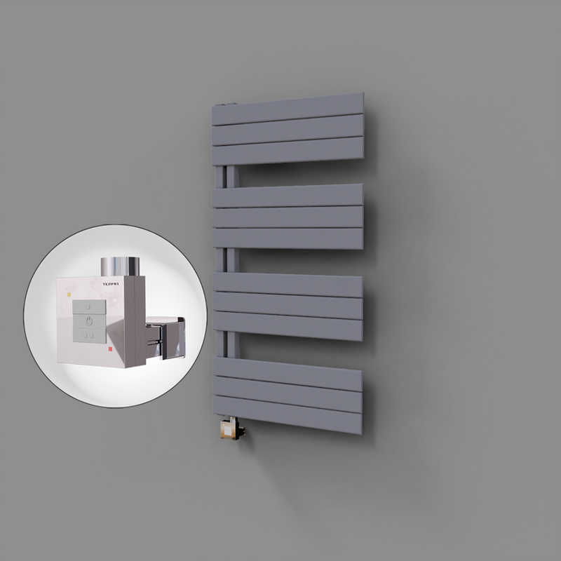 Sirius Dekoratif Elektrikli Havlupan 600x1150 Gri (KTX1 Termostat) 600W 