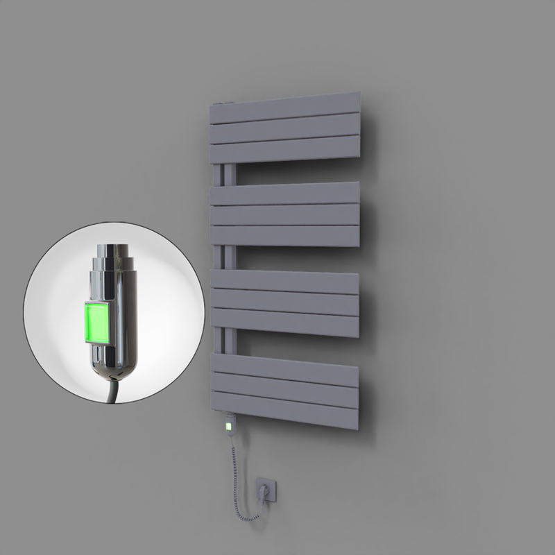 Sirius Dekoratif Elektrikli Havlupan 600x1150 Gri (On/Off Düğmeli) 600W 