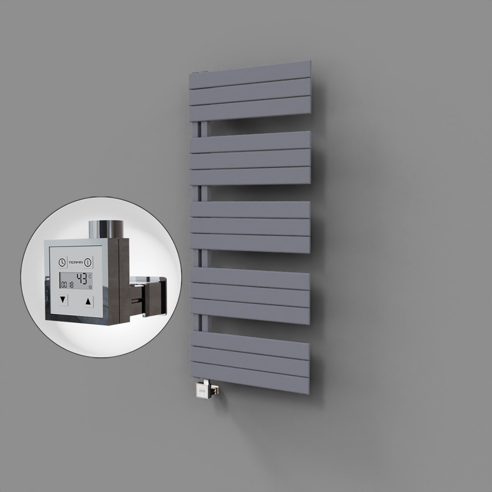 Sirius Dekoratif Elektrikli Havlupan 600x1400 Gri (KTX3 Termostat) 1000W - 1
