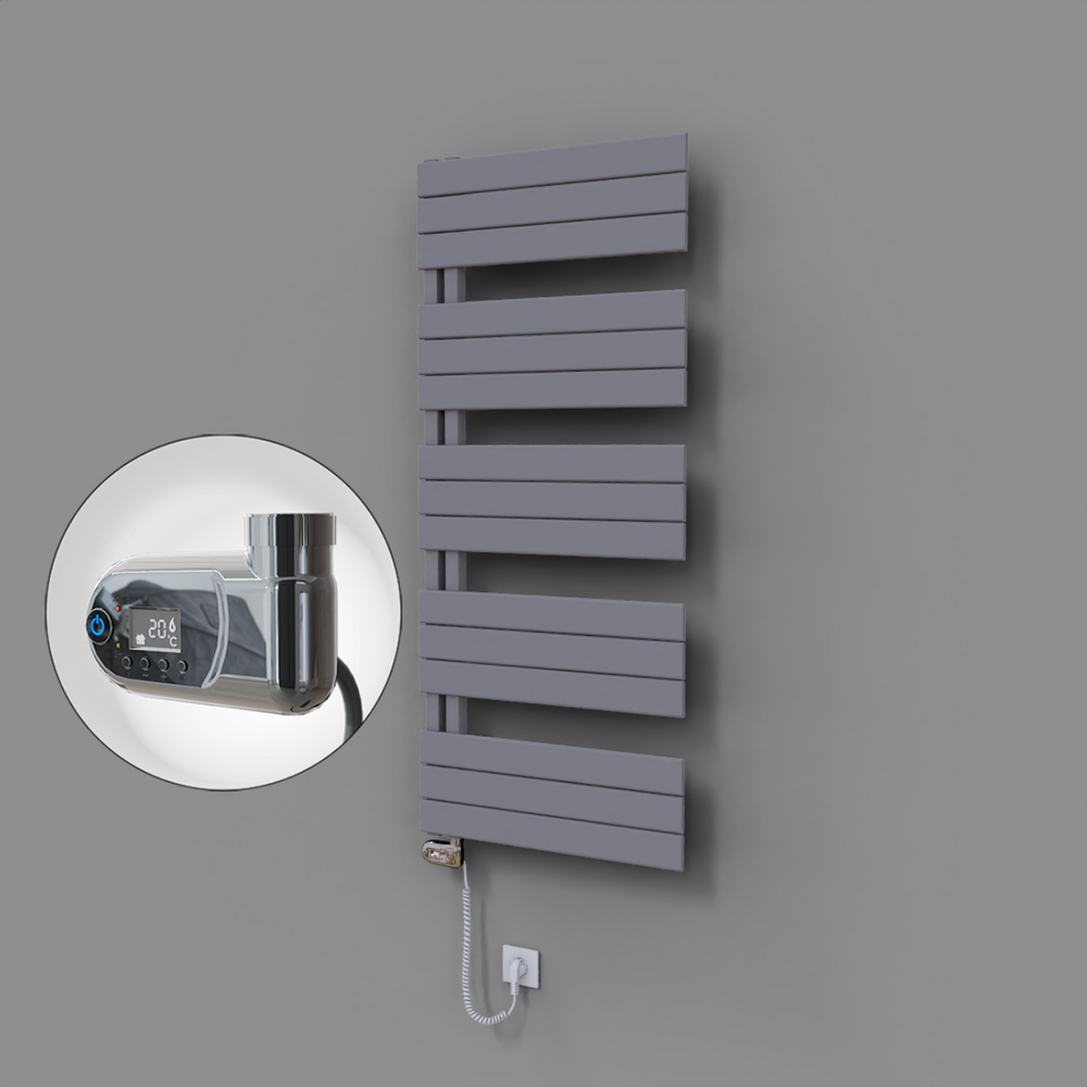 Sirius Dekoratif Elektrikli Havlupan 600x1400 Gri (Thesis Termostat) 900W - 1