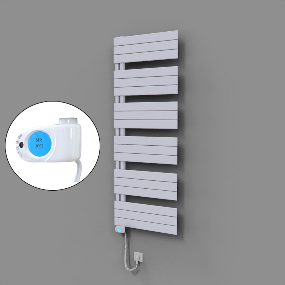 Sirius Dekoratif Elektrikli Havlupan 600x1640 Beyaz (Musa Termostat) 900W - 1