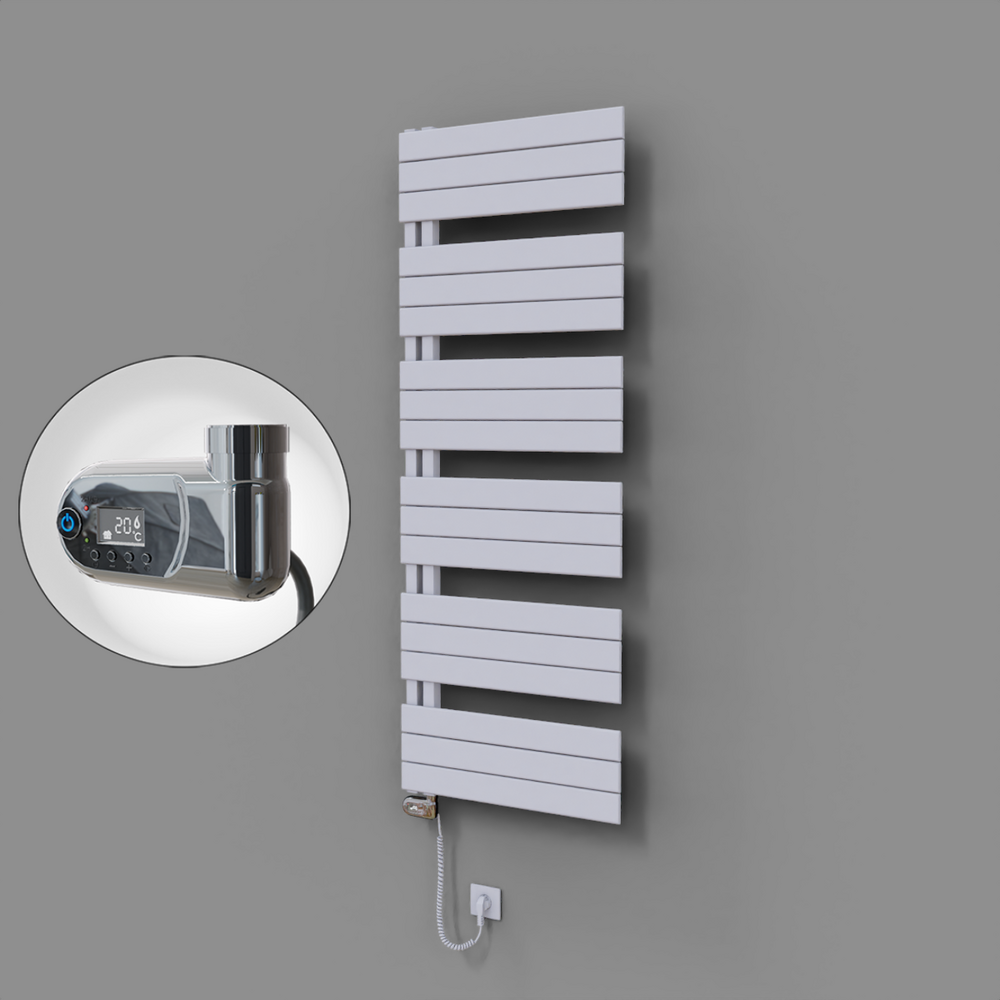 Sirius Dekoratif Elektrikli Havlupan 600x1640 Beyaz (Thesis Termostat) 900W - 1