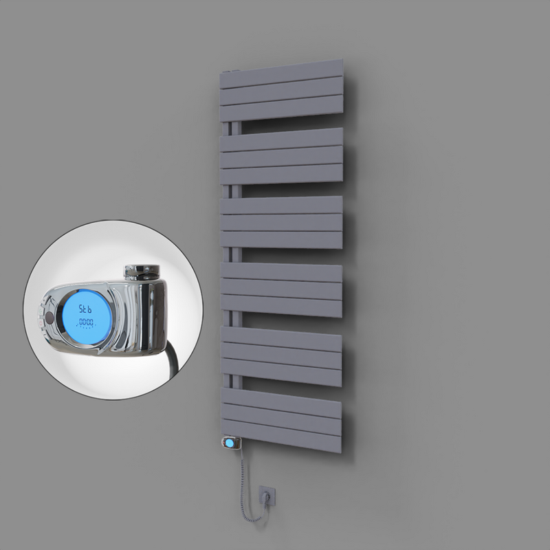 Sirius Dekoratif Elektrikli Havlupan 600x1640 Gri (Musa Termostat) 900W