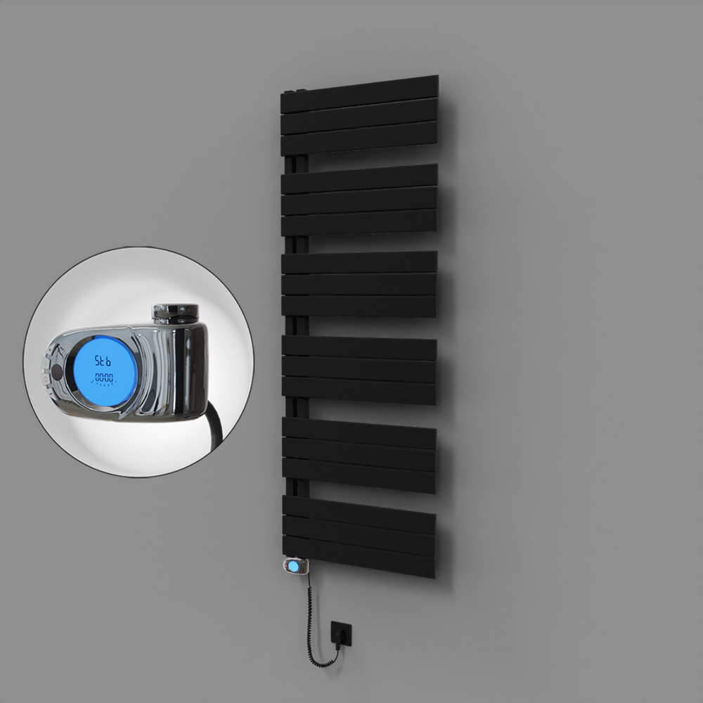 Sirius Dekoratif Elektrikli Havlupan 600x1640 Siyah (Musa Termostat) 900W - 1