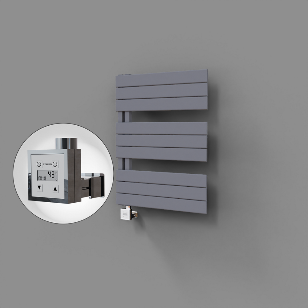 Sirius Dekoratif Elektrikli Havlupan 600x800 Gri (KTX3 Termostat) 600W - 1