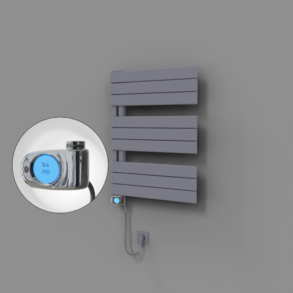 Sirius Dekoratif Elektrikli Havlupan 600x800 Gri (Musa Termostat) 600W - 1