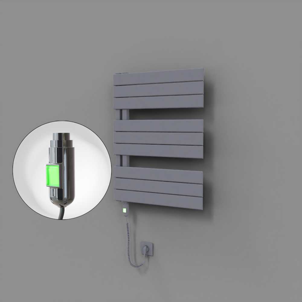 Sirius Dekoratif Elektrikli Havlupan 600x800 Gri (On/Off Düğmeli) 600W - 1