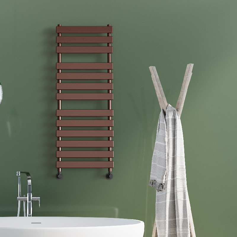 Tahiti Decorative Towel Rail 500x950 Copper - 1